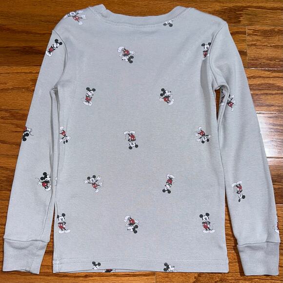 Disney x Janie and Jack Limited Ed Mickey Grey Long Sleeve Pajama Top Size 5 - Picture 7 of 12